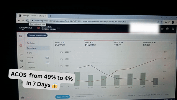 Amazon PPC client result